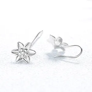 Sterling Silver Lilly Hook Earrings