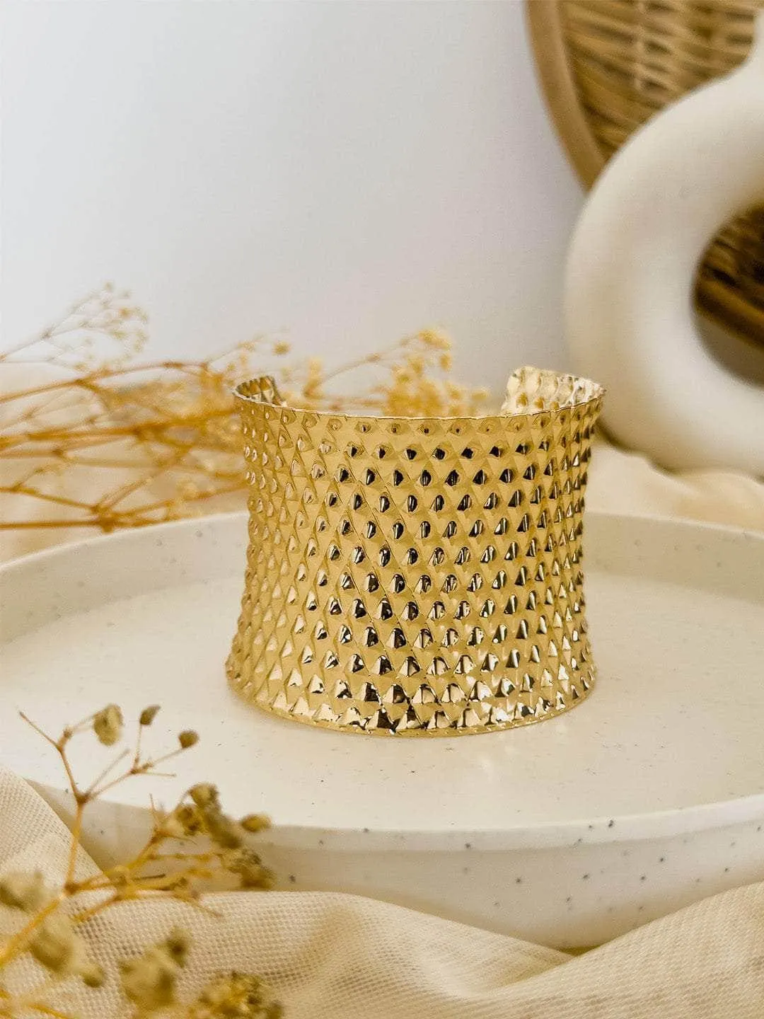 Textured Metal Cuff