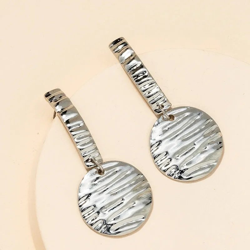 Trendy European Metal Statement Earrings by Planderful - 1 Pair