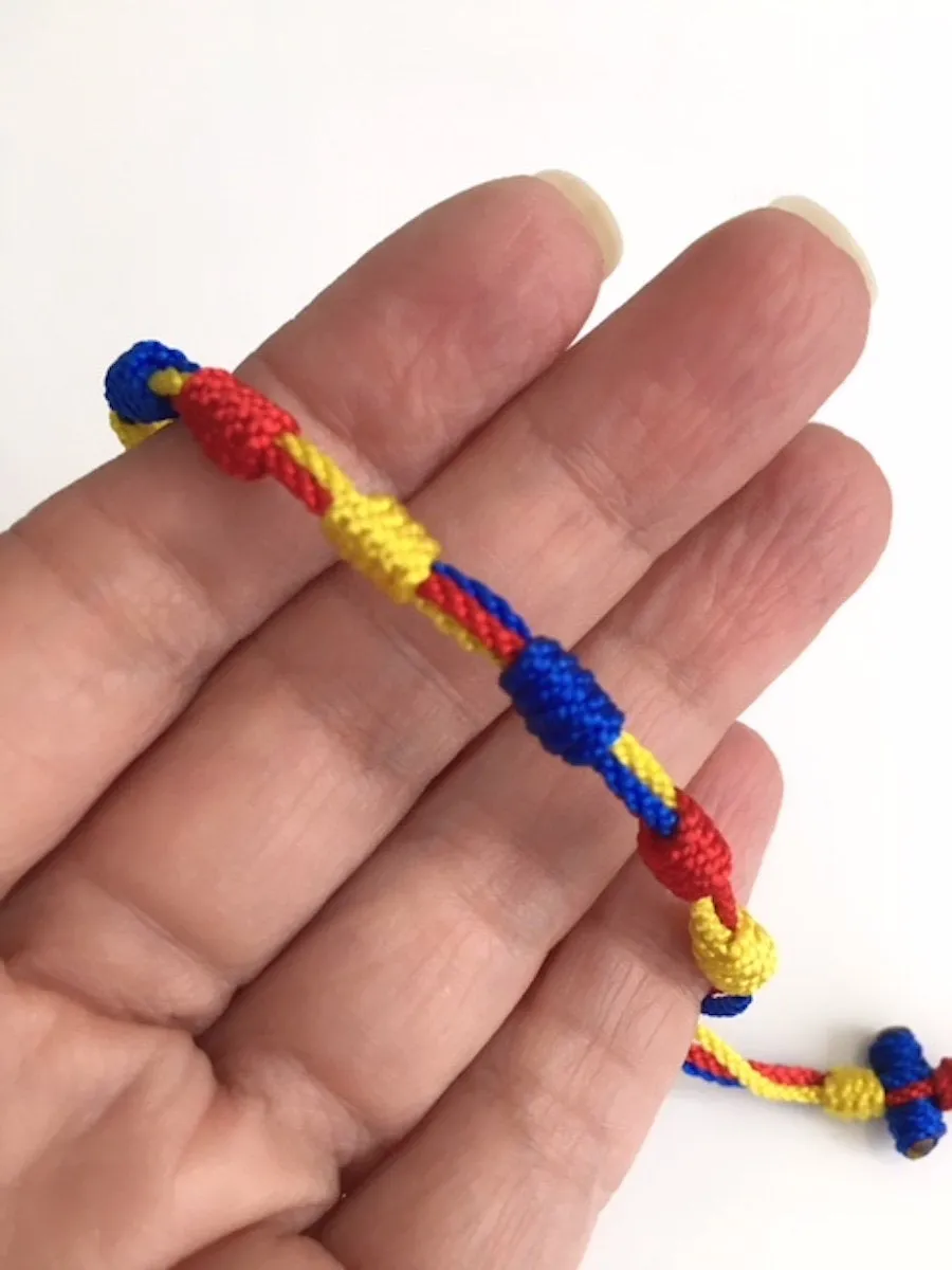 Tricolor Colombia Flag Bracelet