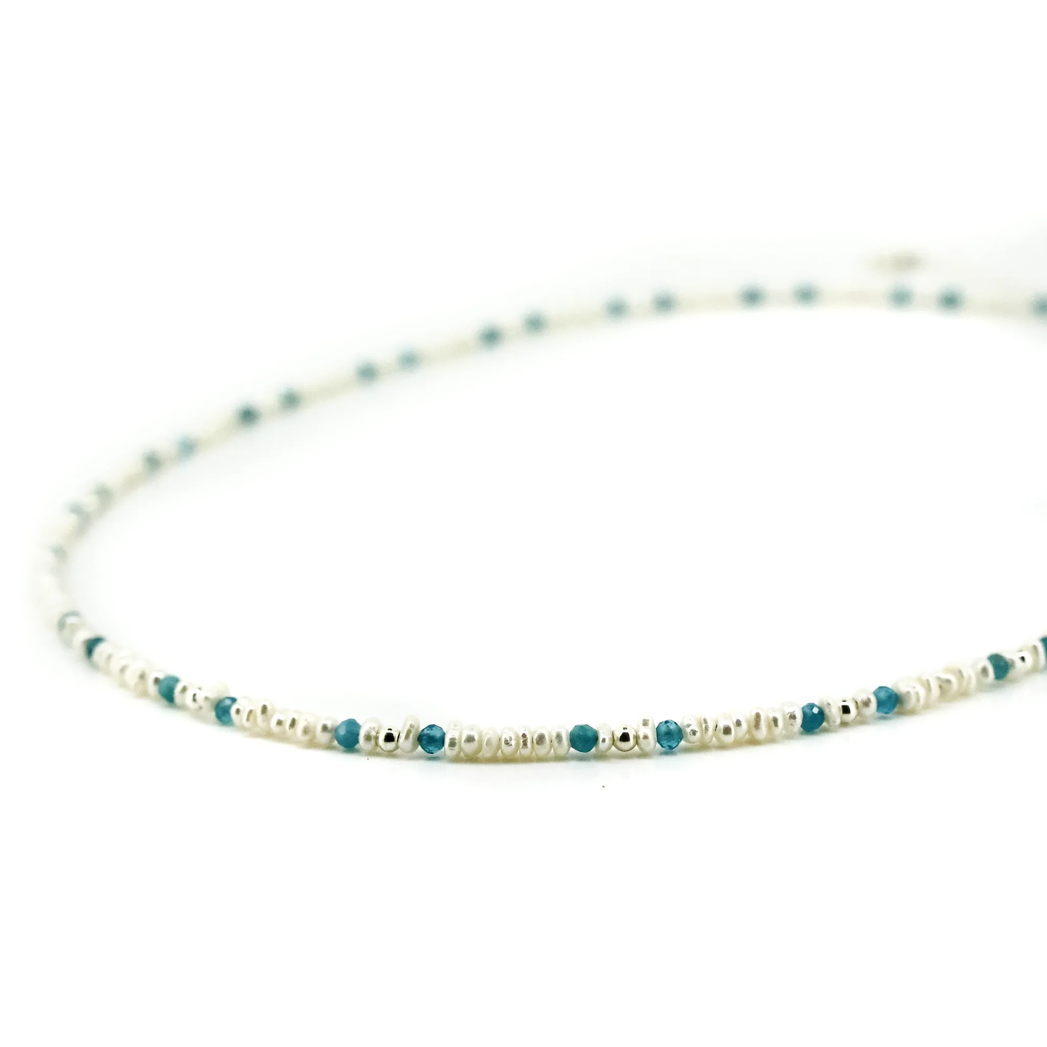 Tropical Pearl Apatite Necklace