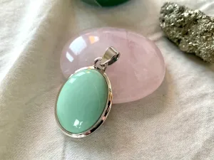 Variscite Ari Pendant - Medium Oval B