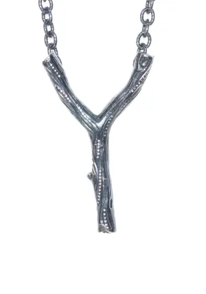 Vernissage Sterling Silver Diamond Sling Shot Necklace | 29"