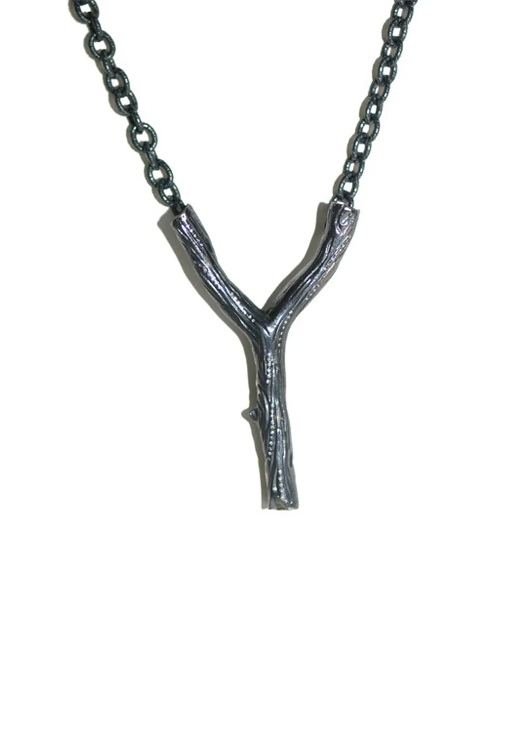 Vernissage Sterling Silver Diamond Sling Shot Necklace | 29"