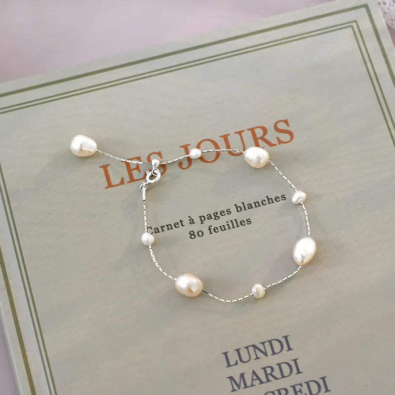 Women's Fashion Simple Irregular Pearl Bracelet