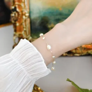 Women's Fashion Simple Irregular Pearl Bracelet