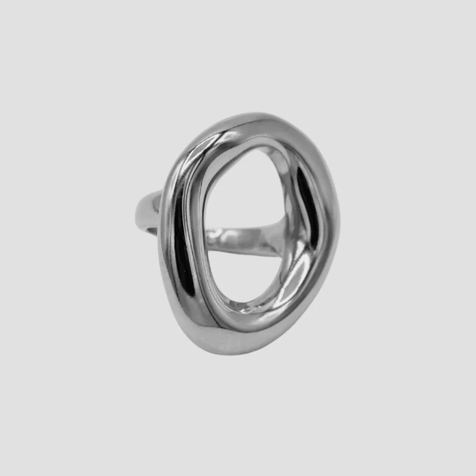 XL Oblong Stainless Steel Ring