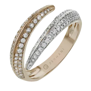 ZR1524 Right Hand Ring in 14k Gold with Diamonds